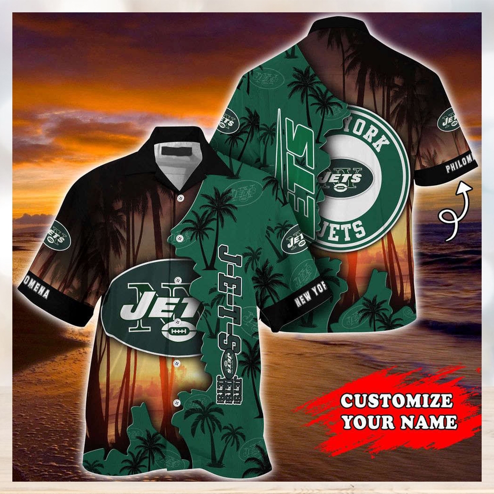 New York Jets NFL Customized Summer Hawaii Shirt For Sports Enthusiasts - Limotees