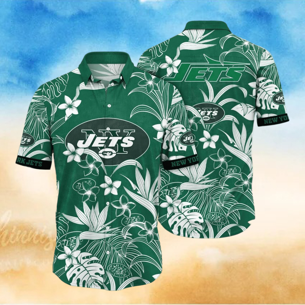 New York Jets NFL Flower Hawaiian Shirt For Men Women Impressive Gift For Fans - Limotees