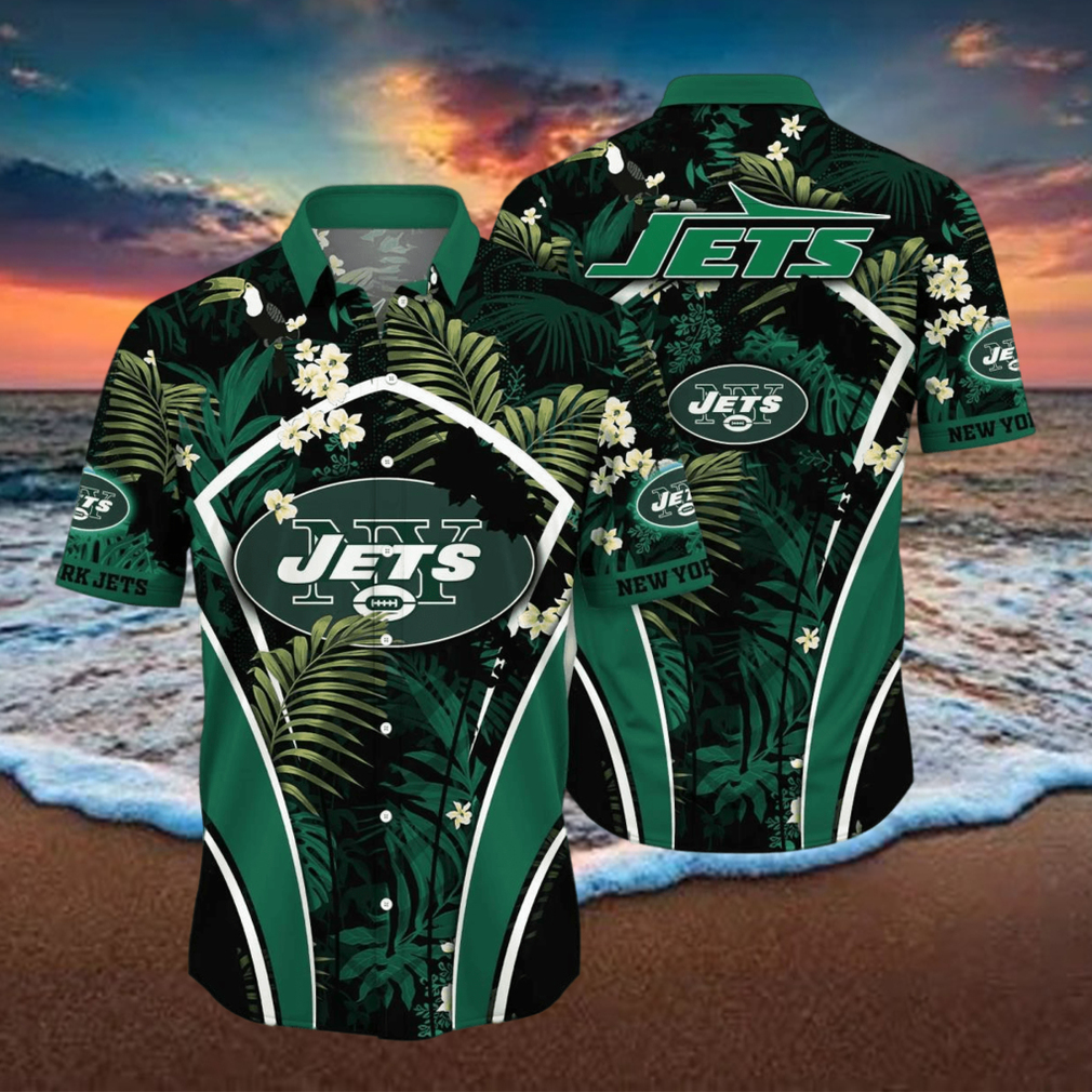 New York Jets NFL Flower Hawaiian Shirt Special Gift For Men Women Fans - Limotees