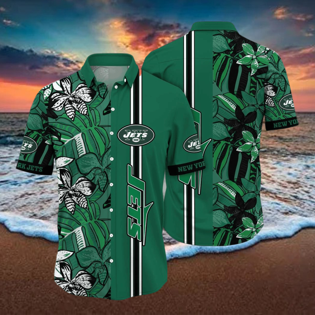 New York Jets NFL Flower Hawaiian Shirt Unique Gift For Fans - Limotees