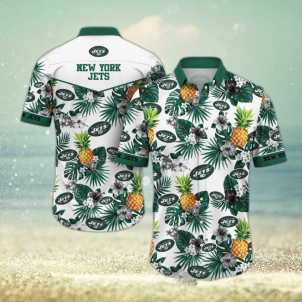 New York Jets NFL Hawaiian Shirt Tropical Pattern Graphic Hawaii Shirt For Fan Ever Hot Trend 2023 - Limotees