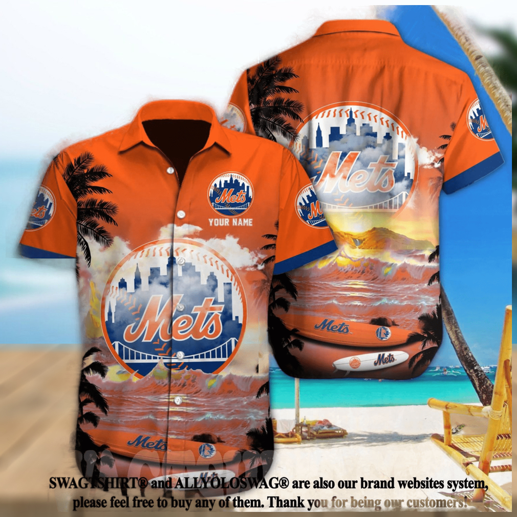 New York Mets MLB Custom Unisex All Over Printed Hawaiian Shirt - Limotees