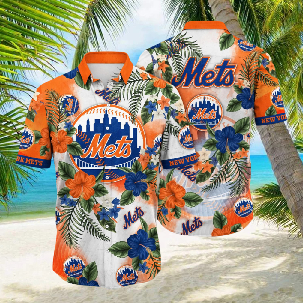 New York Mets MLB Hawaiian Shirt Hot Seasontime Aloha Shirt - Limotees