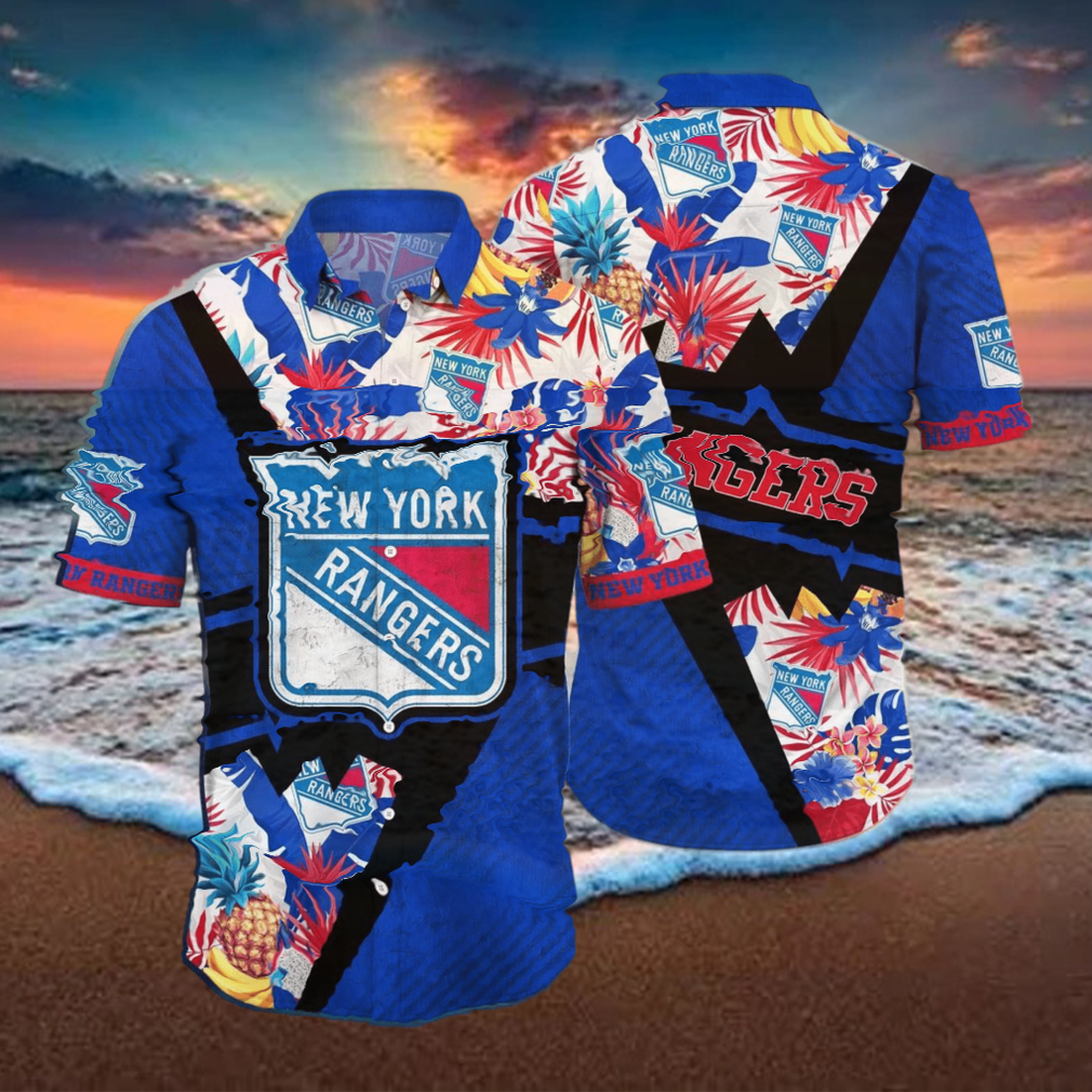 New York Rangers NHL Flower Hawaiian Shirt Gift For Men Women Fans - Limotees