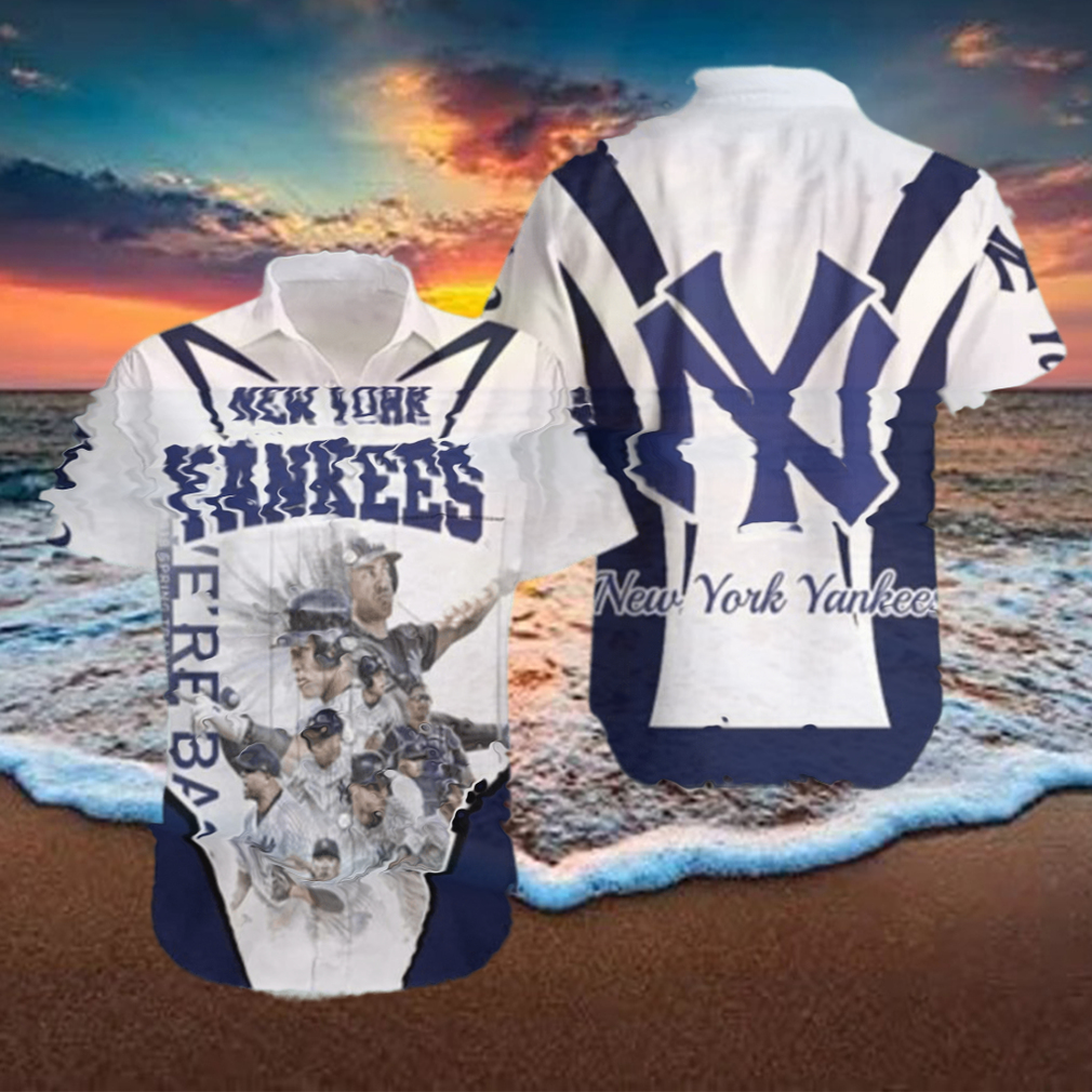 New York Yankees Hawaiian Shirt Summer Gift For Baseball Fans Yankees Hawaiian Shirt Hawaiian Gift - Limotees