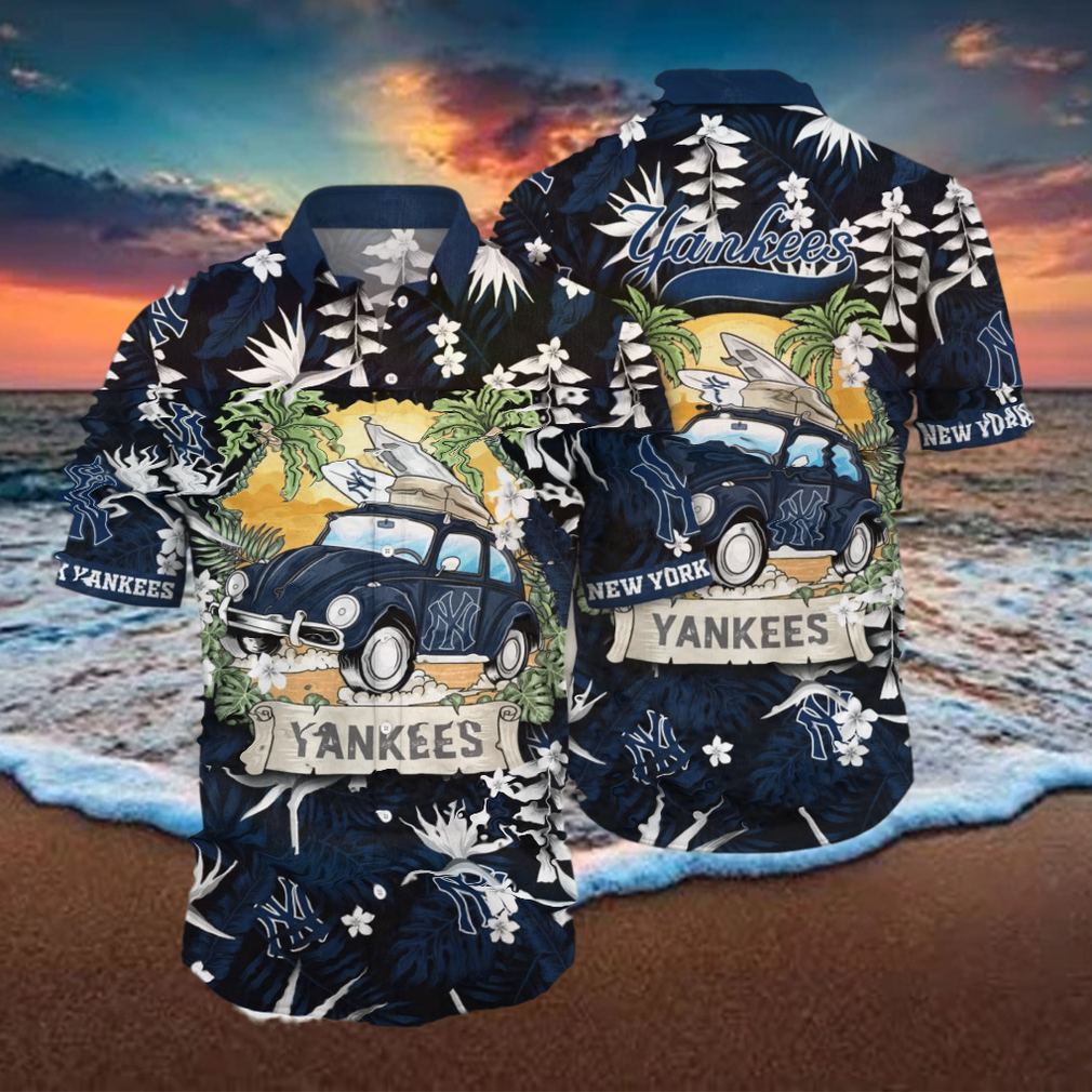 New York Yankees MLB Flower Hawaiian Shirt For Men Women Unique Gift For Fans - Limotees