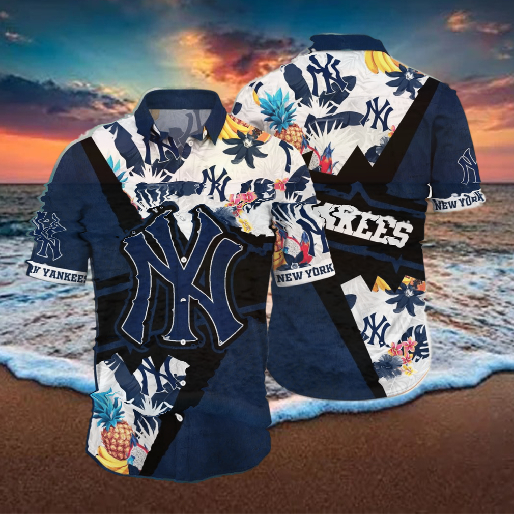 New York Yankees MLB Flower Hawaiian Shirt Gift For Men Women Fans - Limotees