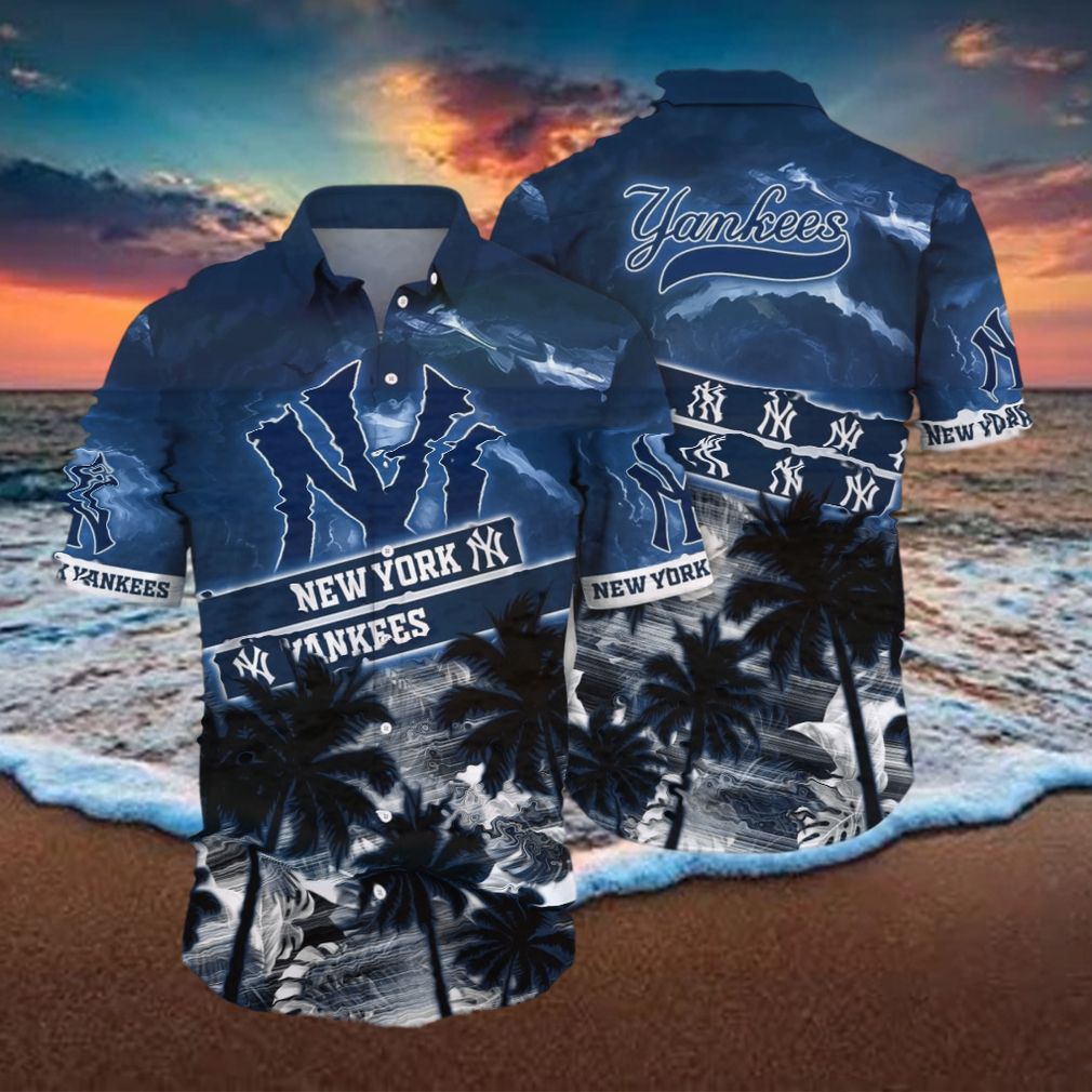 New York Yankees MLB Flower Hawaiian Shirt Style Gift For Fans - Limotees