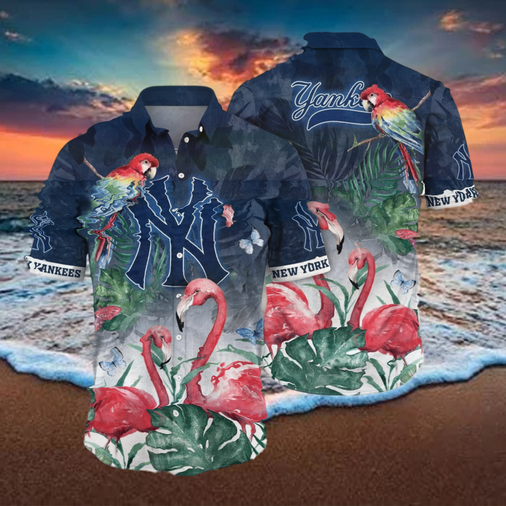 New York Yankees MLB Flower Hawaiian Shirt Unique Gift For Men Women Fans - Limotees