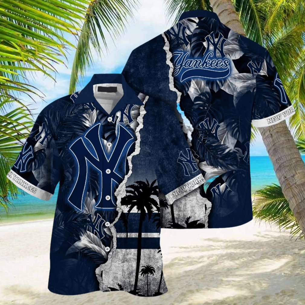 New York Yankees MLB Hawaiian Shirt Custom Sunglasses Aloha Shirt - Limotees