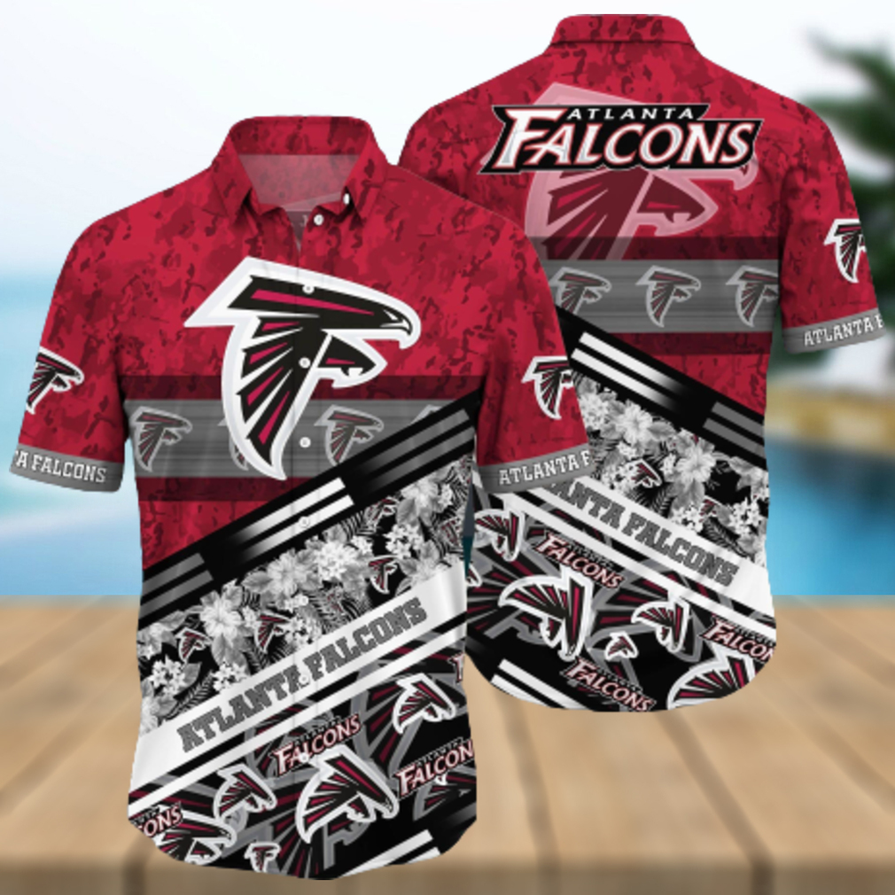 Nfl Atlanta Falcons 3D Hawaiian Shirt Design Trending Men And Women For Fans - Limotees