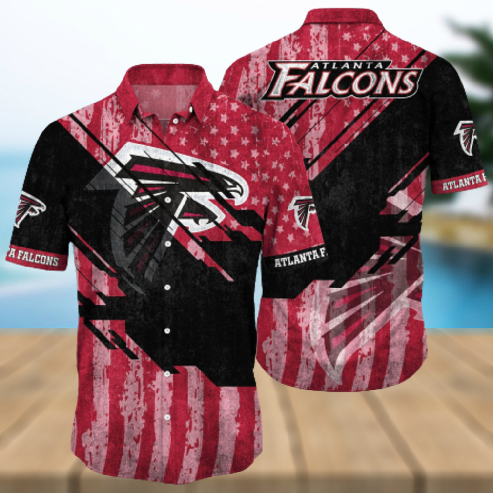 Nfl Atlanta Falcons 3D Hawaiian Shirt Hot 2 Men And Women For Fans - Limotees