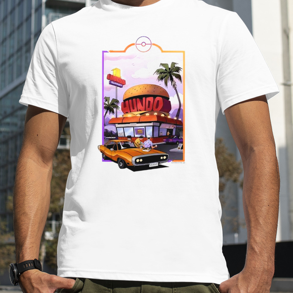 Old School Vibe Burger Hundo New Shirt