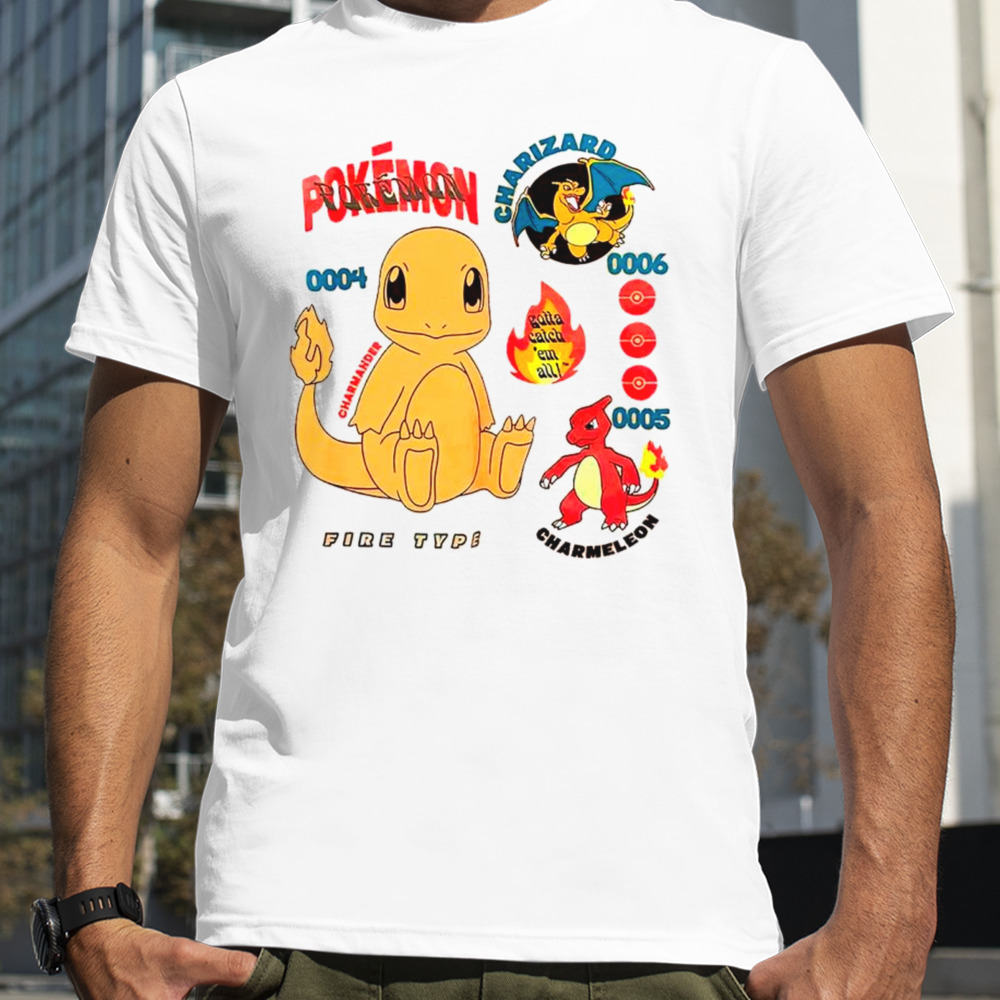 Pokemon Charmander Evolutions Youth Boxlunch Exclusive T-Shirt