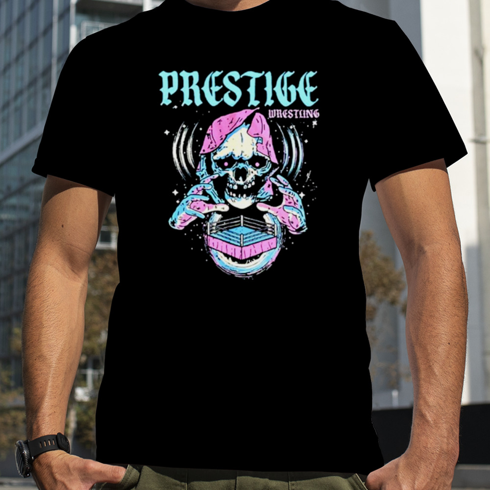 Prestige Wrestling Ghost Skeleton shirt