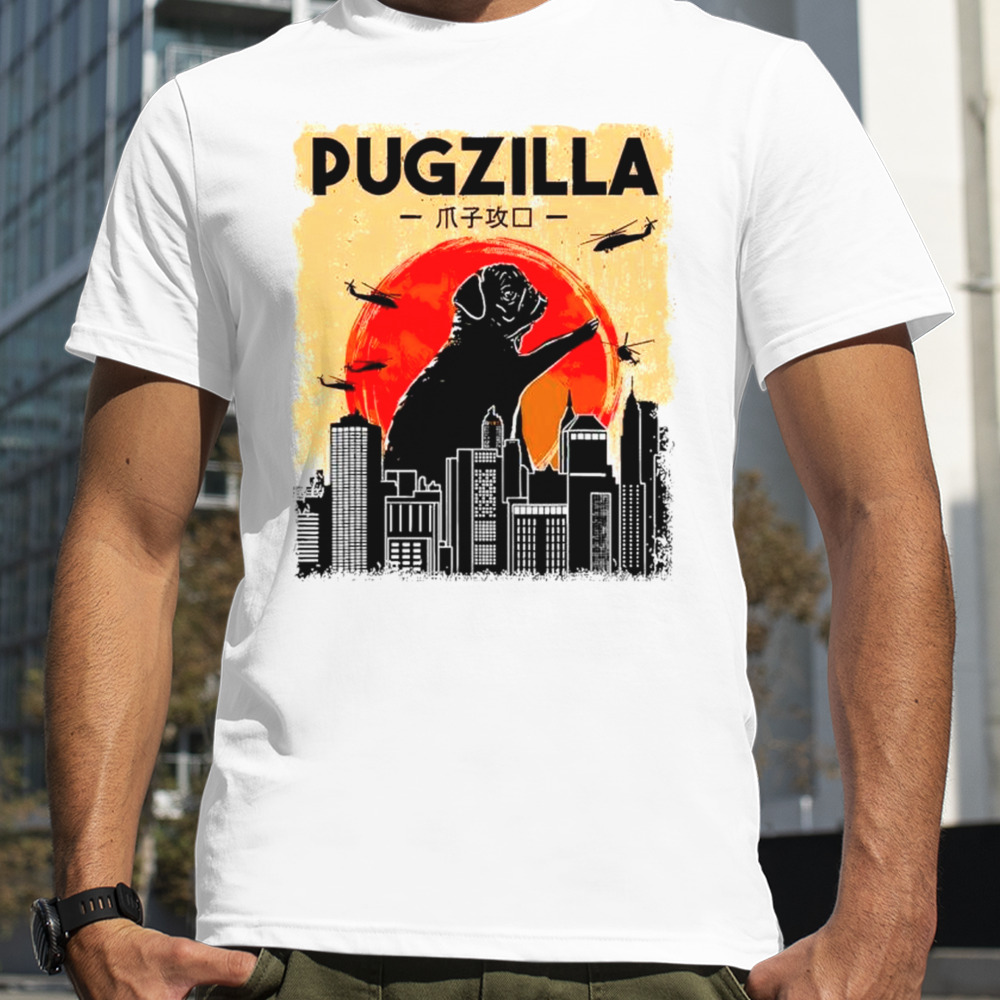 Pugzilla Funny Dog Shirt