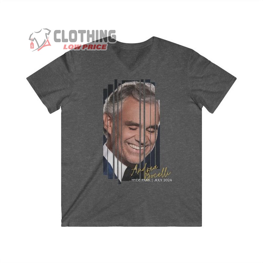 Andrea Bocelli Park Summer Shirt, Andrea Bocelli Concert 2024 T-Shirt