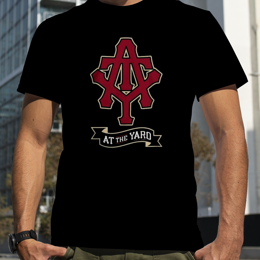 At The Yard Initials And Banner Red Shirt