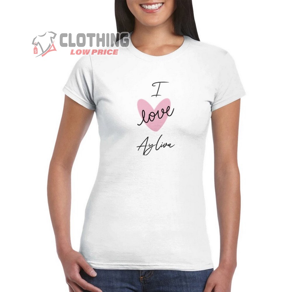 Ayliva Concert and Tour Ticket 2024 T-Shirt For Women, Ayliva Fan Gift Shirt, Ayliva Live Concert 2024 Merch