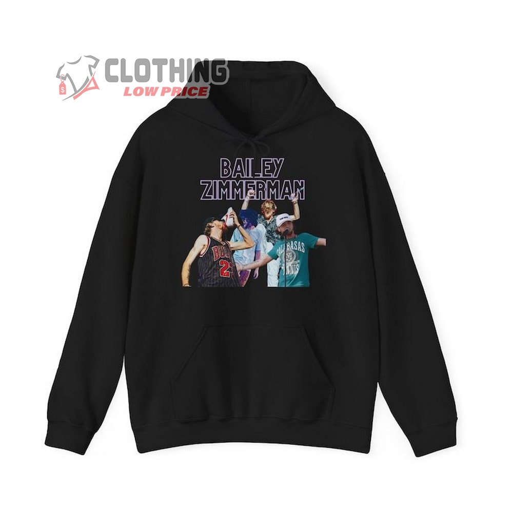 Bailey Zimmerman Country Music Merch, Bailey Zimmerman Tour 2024 Shirt, Bailey Zimmerman Fan Gifts Hoodie