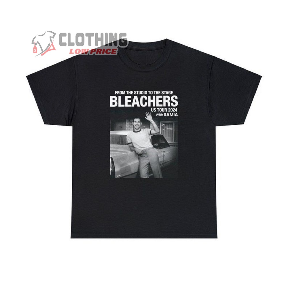 Bleachers Tour 2024 Unisex Merch, Bleachers Fan Gift, Bleachers Concert Tour 2024 Unisex T-Shirt