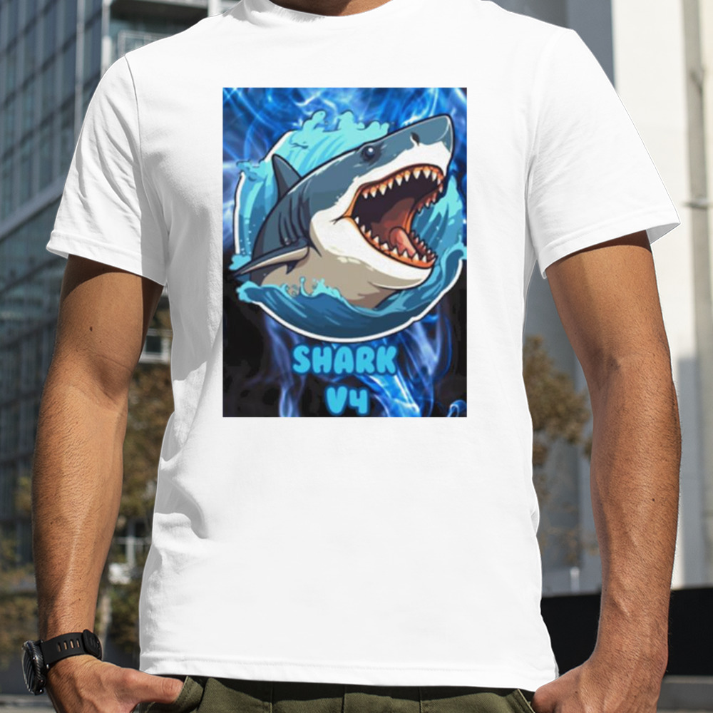 Blox Fruits Shark V4 Poster shirt