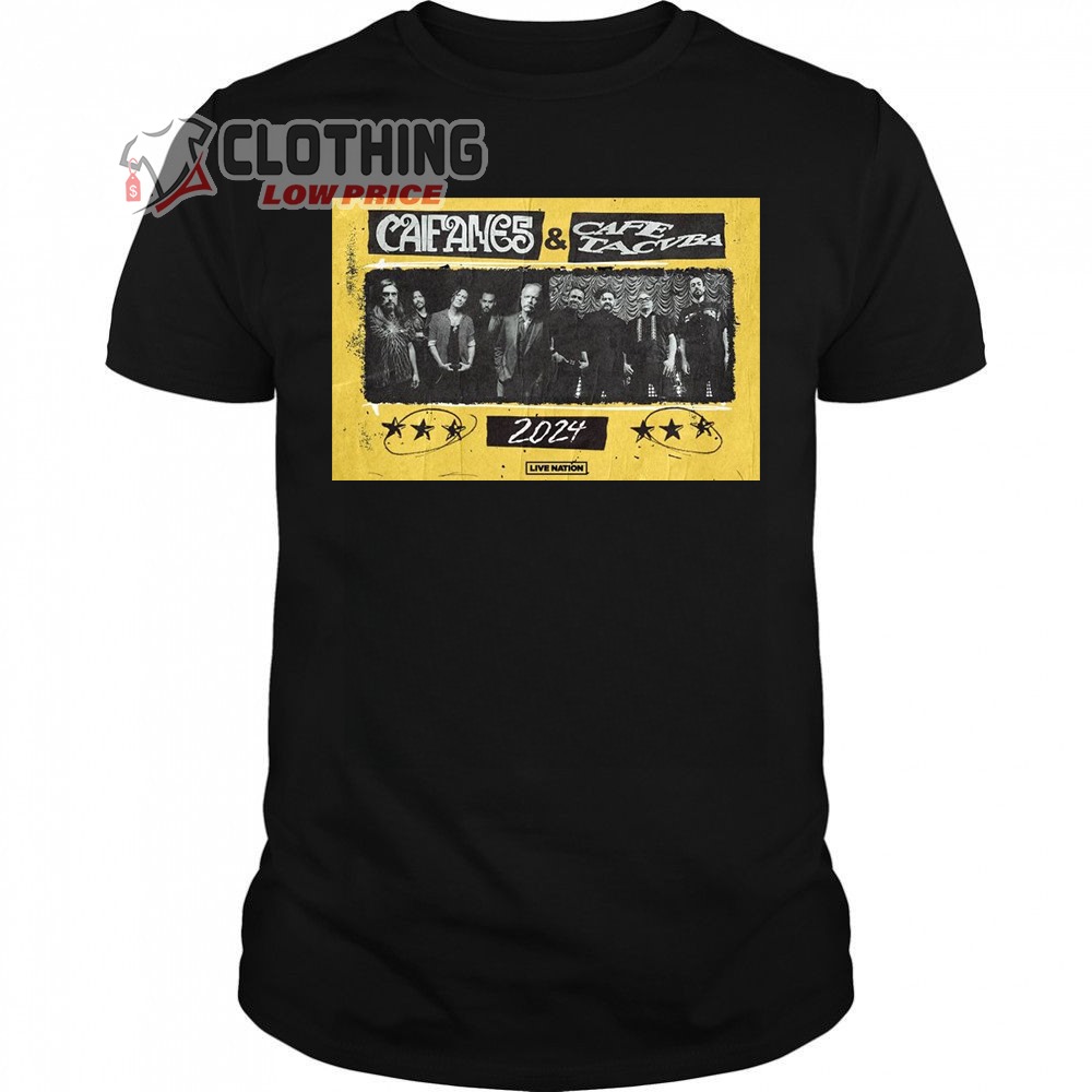 Caifanes And Cafe Tacvba Joint 2024 US Tour Dates T-Shirt