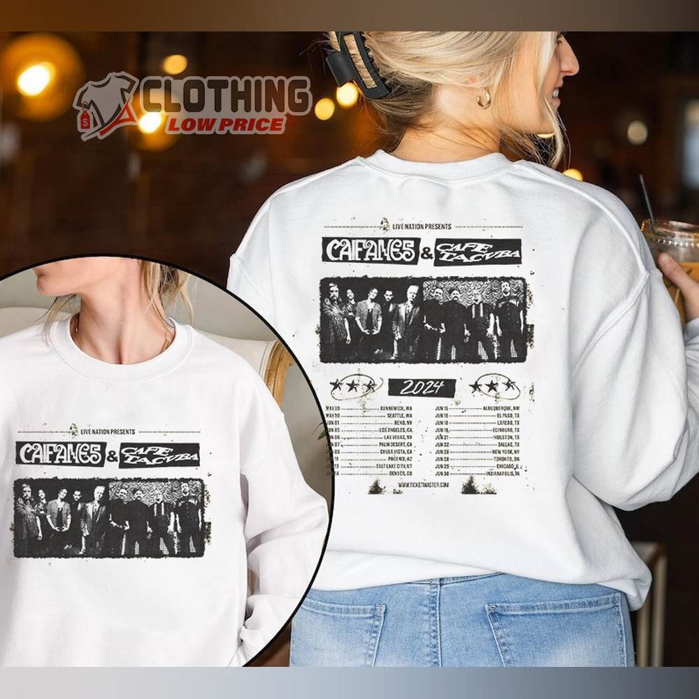 Caifanes And Cafe Tacvba Live Nation Tour 2024 Merch, A Joint Tour