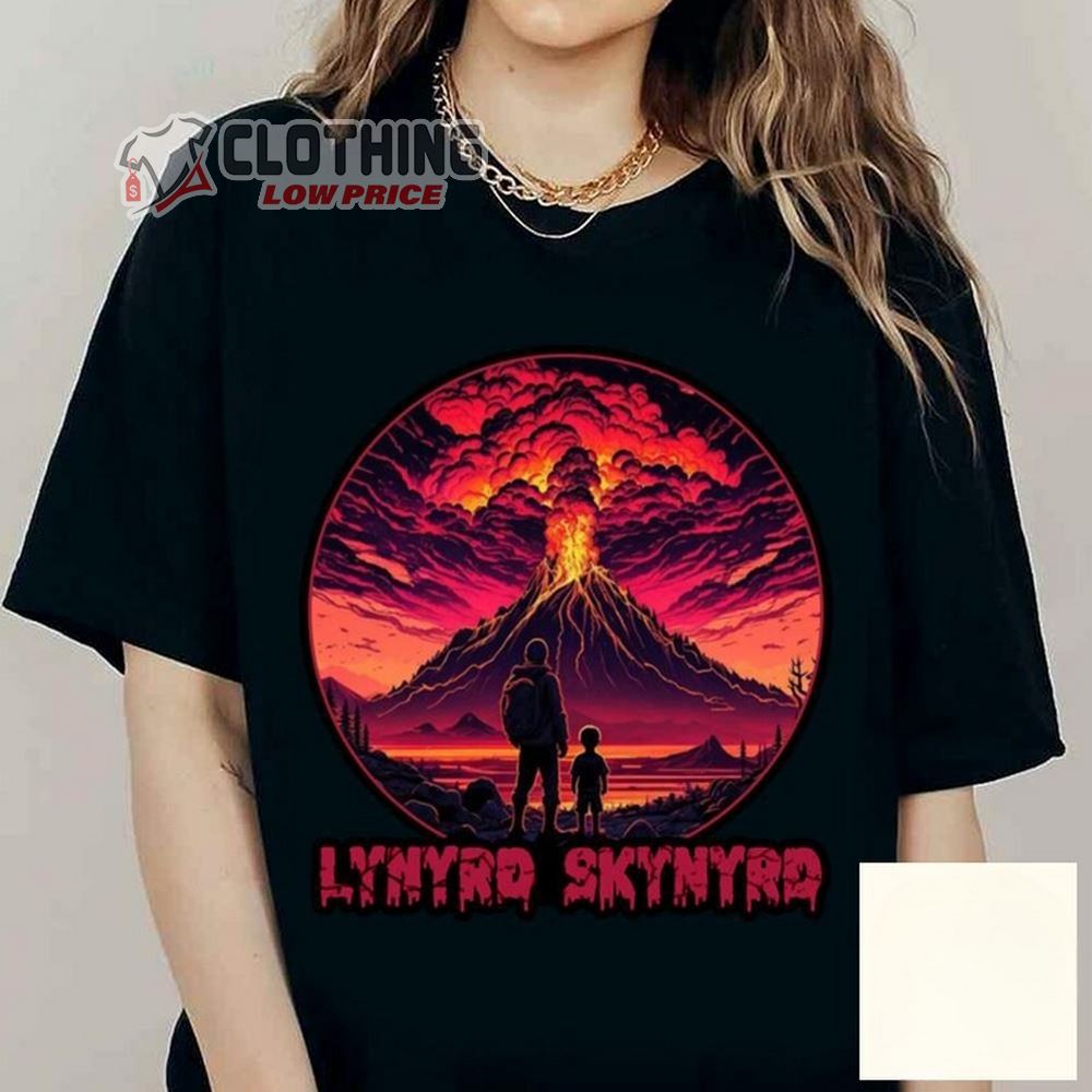 Circle View Eruption Lynyrd Skynyrd Vintage Unisex Hoodie, Lynyrd Skynyrd Tour 2024 Sweatshirt, Lynyrd Skynyrd Band 2024 Live Concert T-Shirt, Love Lynyrd Skynyrd Tee Shirt