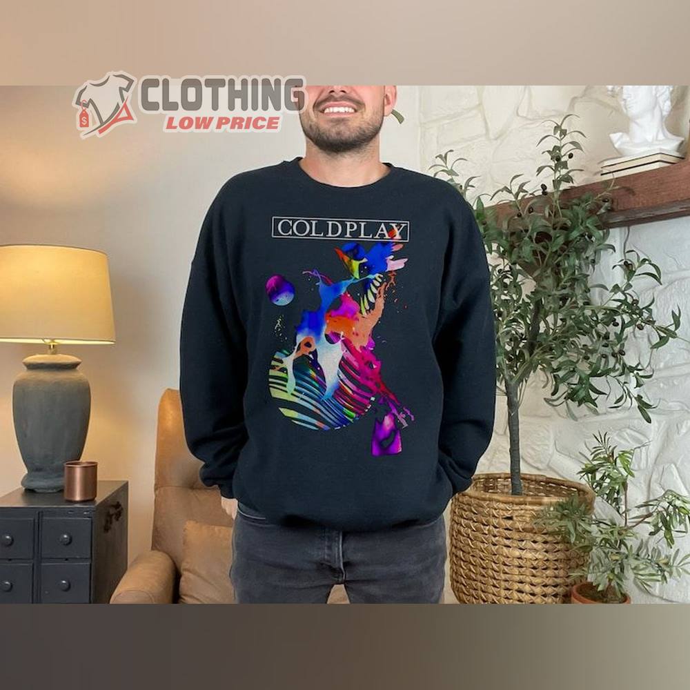 Coldplay Tour 2024 Sweatshirt, Retro Coldplay Hoodie, Coldplay Shirt, Coldplay Merch Coldplay Fan Gift