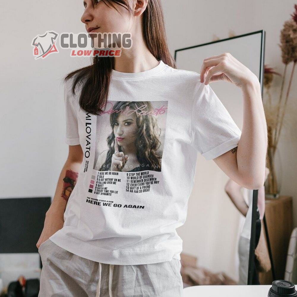 Demi Lovato Here We Go Again Album Shirt, Demi Lovato Merch, Demi Lovato Tour Shirt, Demi Lovato Fan Gift