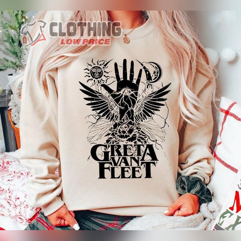 Greta Van Fleet Rock Band Shirt, Greta Van Fleet Merch, Greta Van Fleet Guitarist Merch