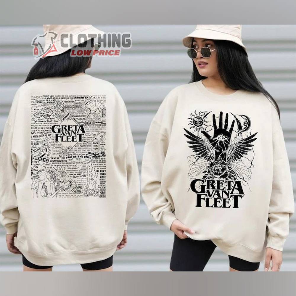 Greta Van Fleet Spring Tour 2024 Shirt, Greta Van Fleet Starcatcher Tour Tee, Greta Van Fleet Sweatshirt