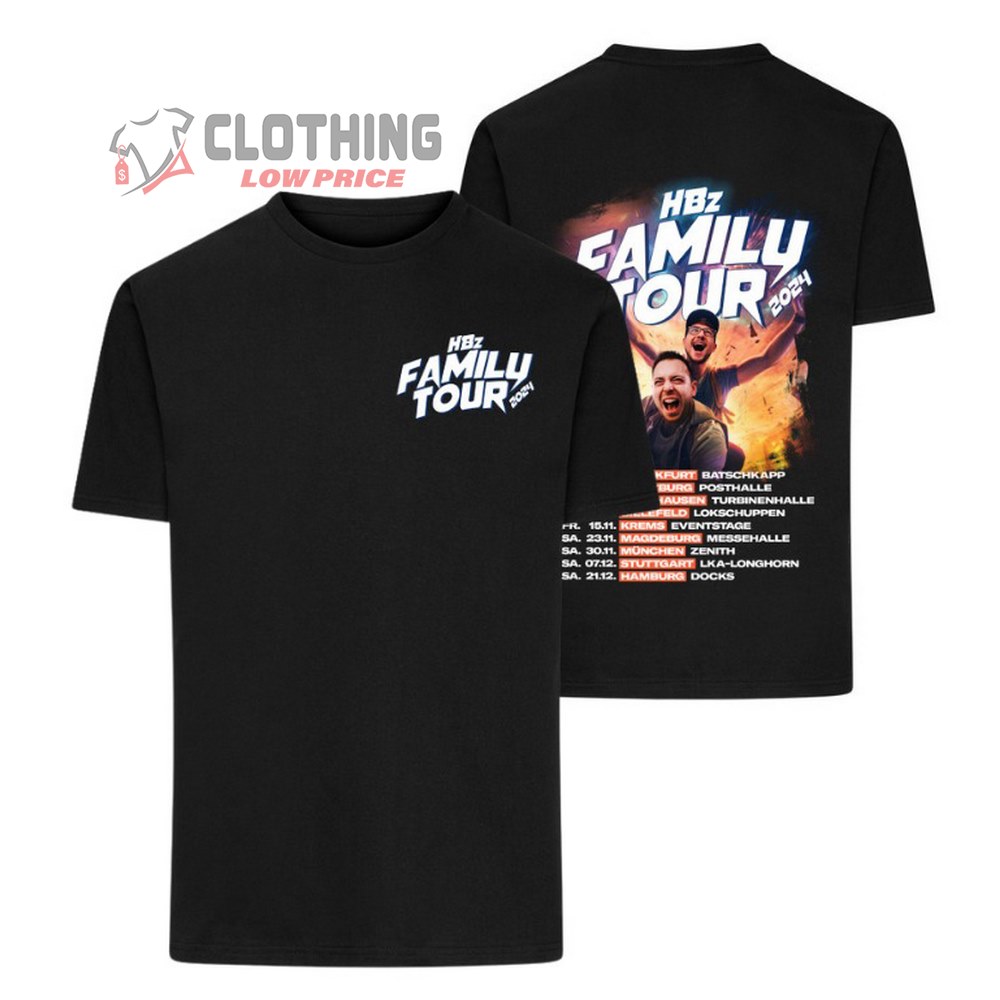 HBZ Concert 2024 Merch, HBZ Family Tour 2024 Shirt, HBZ Tour Dates 2024 T-Shirt