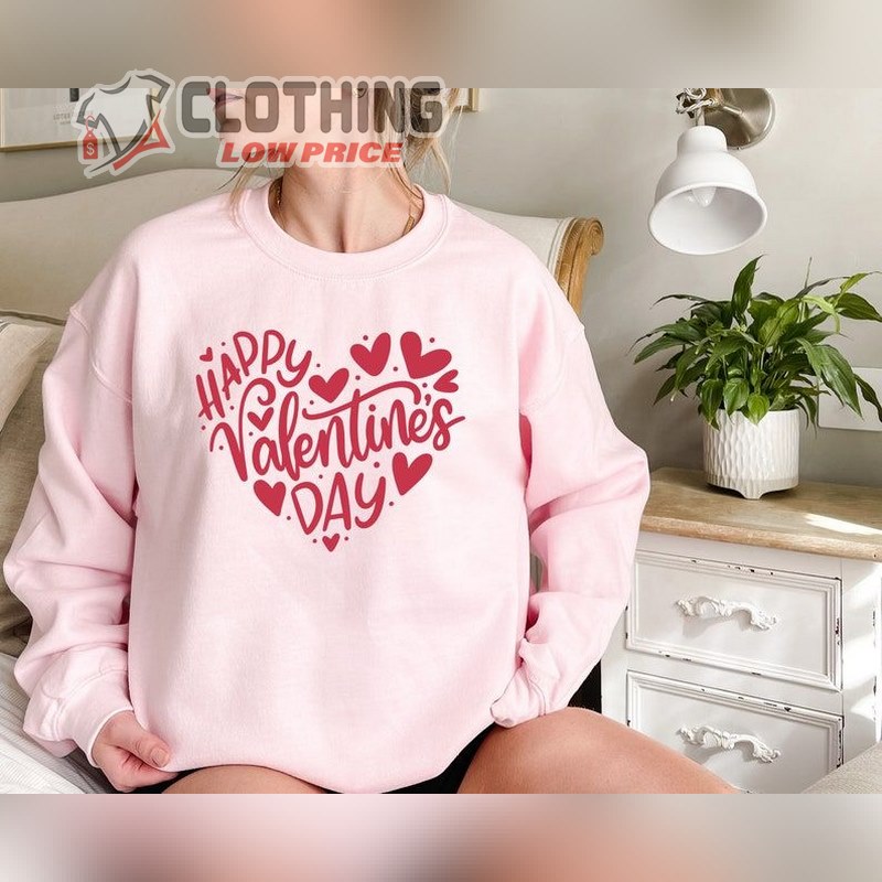 Happy Valentine'S Day Shirt, Valentines Day Shirt, Valentines Day Gift For Womens, Gift For Her, Valentine'S Day Shirt