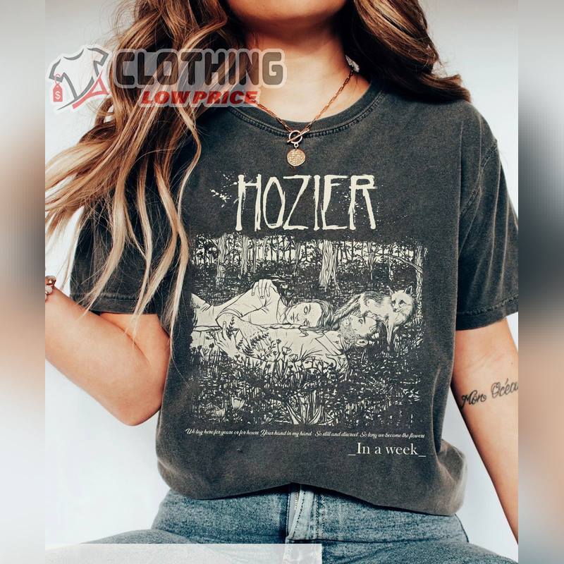 Hozeir T- Shirt, Country Music In A Week Hozeir Album T- Shirt, Hozier Funny Shirt, Hozier 2024 Tour Merch