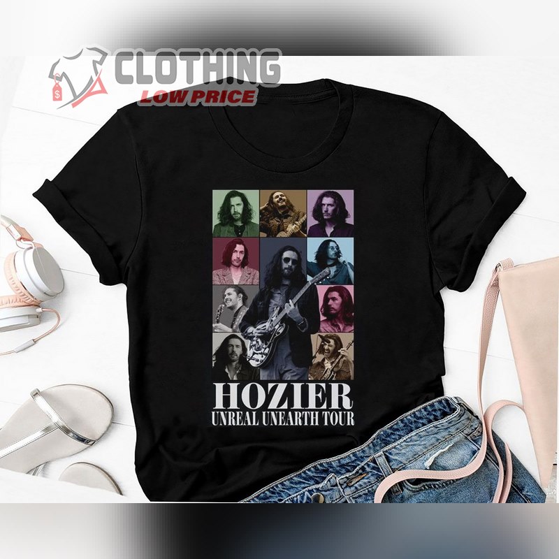 Hozier Unreal Unearth World Tour 2024 T- Shirt, Unreal Unearth Hozier Shirt, Hozier Fan Gift Shirt, Hozier Tour 2024 Merch