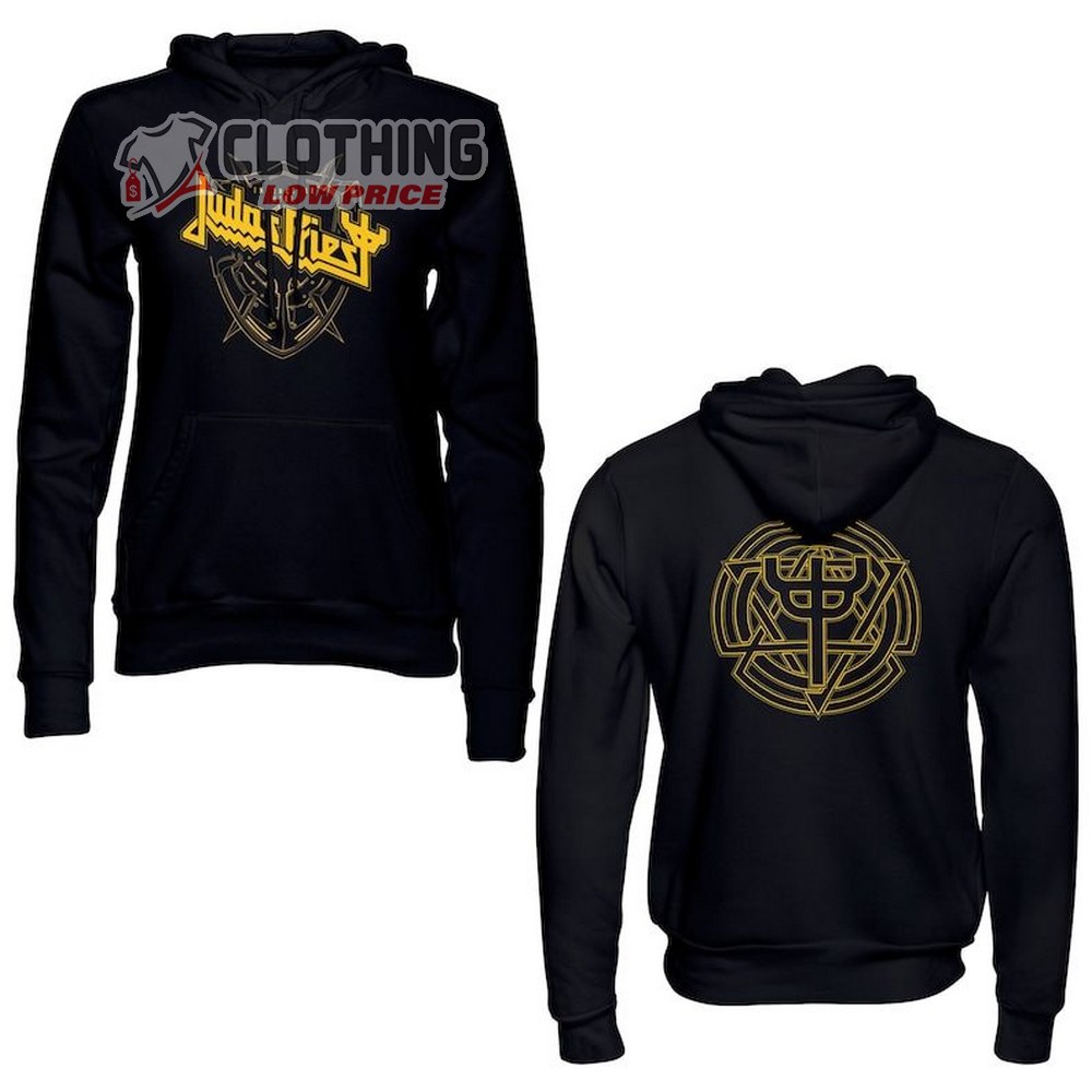 Judas Priest Logo Merch, Judas Priest Invincible Shield, Judas Priest Tour Hoodie