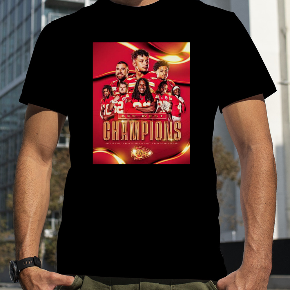 Kansas City Chiefs 8x AFC West Champions Shirt