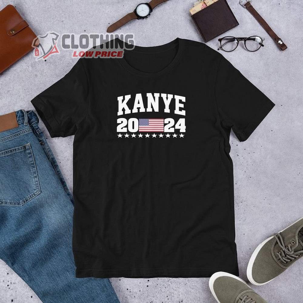 Kanye 2024 Trending T-Shirt, Kanye West Album Tee, Kanye West 2024 Merch, Kanye New Year Shirt, Kanye West Fan Gift