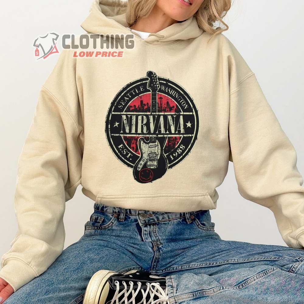 Kurt Cobain Hoodie, Retro Nirvana Come As You Are Hoodie, Come As You Are Song Vintage Shirt, Nirvana Fan Gift Merch