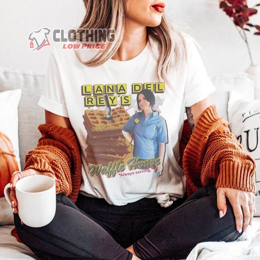 Lana Del Rey Waffle House Merch, Lana Del Rey Vintage Shirt, Lana Del Rey Music Tour T-Shirt