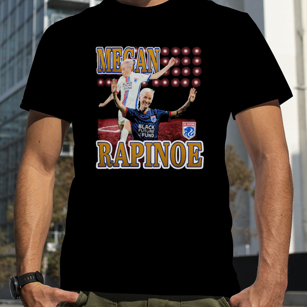 Megan Rapinoe OL Reign Black Tee Shirt