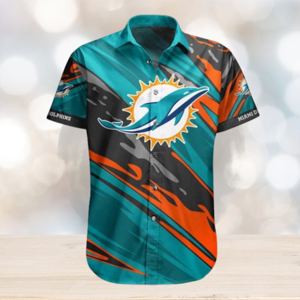 NFL Miami Dolphins The Simpsons Aqua Hawaiian Shirt - Limotees