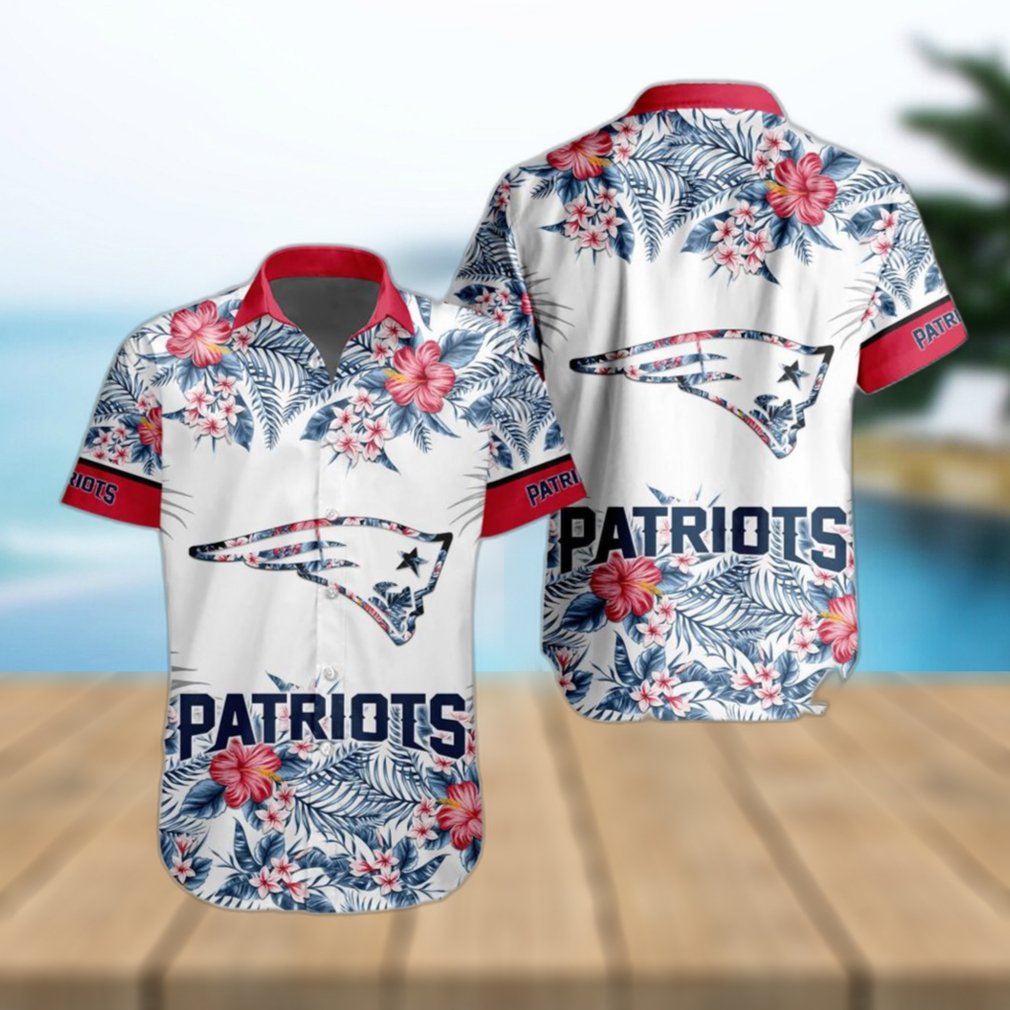 NFL New England Patriots Hawaiian Shirt Special Floral Tropical Team Spirit - Limotees