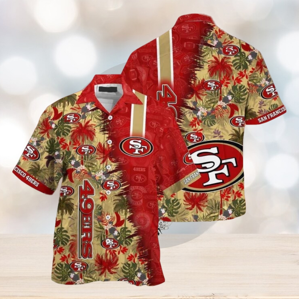 NFL San Francisco 49ers Hawaiian Shirt Summer Vacation Gift, NFL Hawaiian Shirt - Limotees