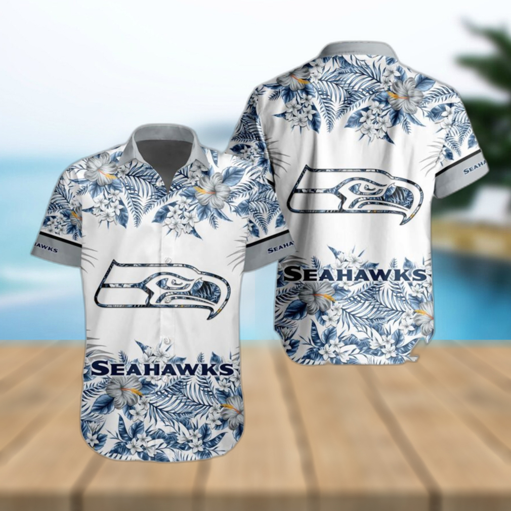 NFL Seattle Seahawks Hawaiian Shirt Special Floral Tropical Team Spirit - Limotees