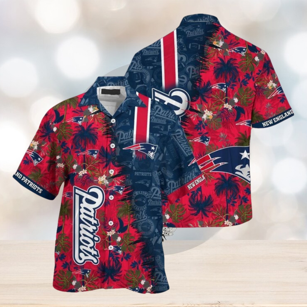 NFL Summer New England Patriots Hawaiian Shirt - Limotees