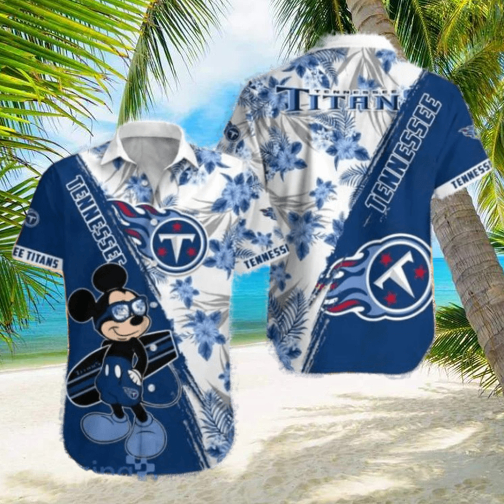 NFL Tennessee Titans Tropical Aloha Hawaiian Shirts - Limotees