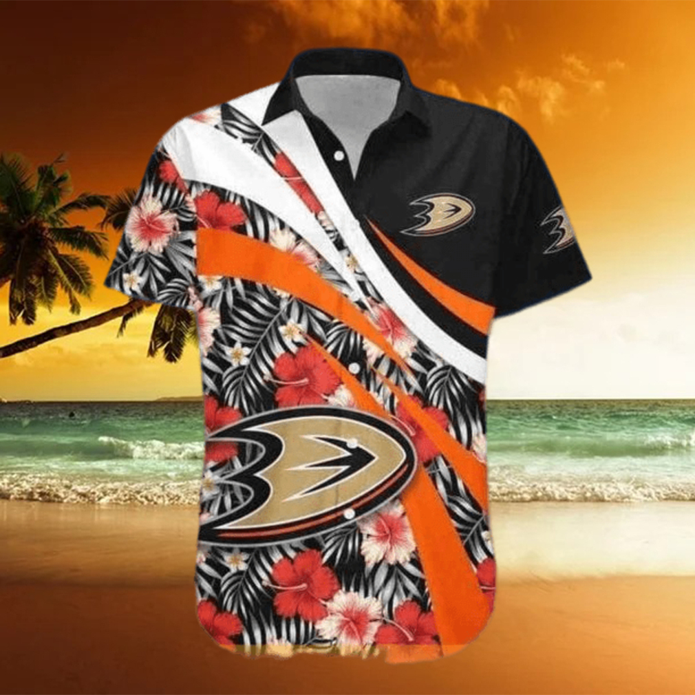 NHL Anaheim Ducks Hawaiian Shirt Gift For Beach Trip - Limotees